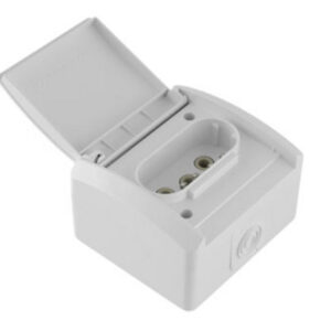 Uticnica tropolna porcelan bela OG SET Q