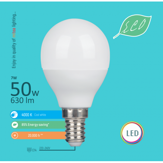 LED sijalica E14 7W G45 4000K